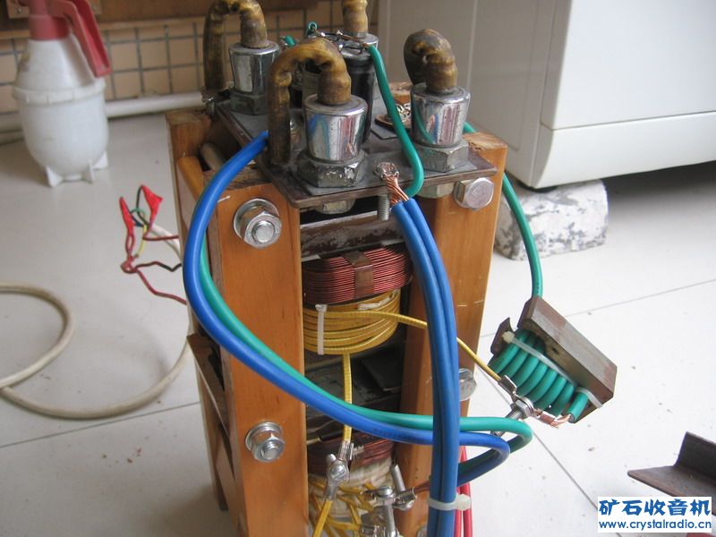 淘了一对微波炉变压器,做小电焊机。焊机测试