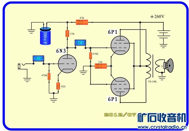 6p1自倒相实验功放电路 - 第3页 - 〓电子管技术