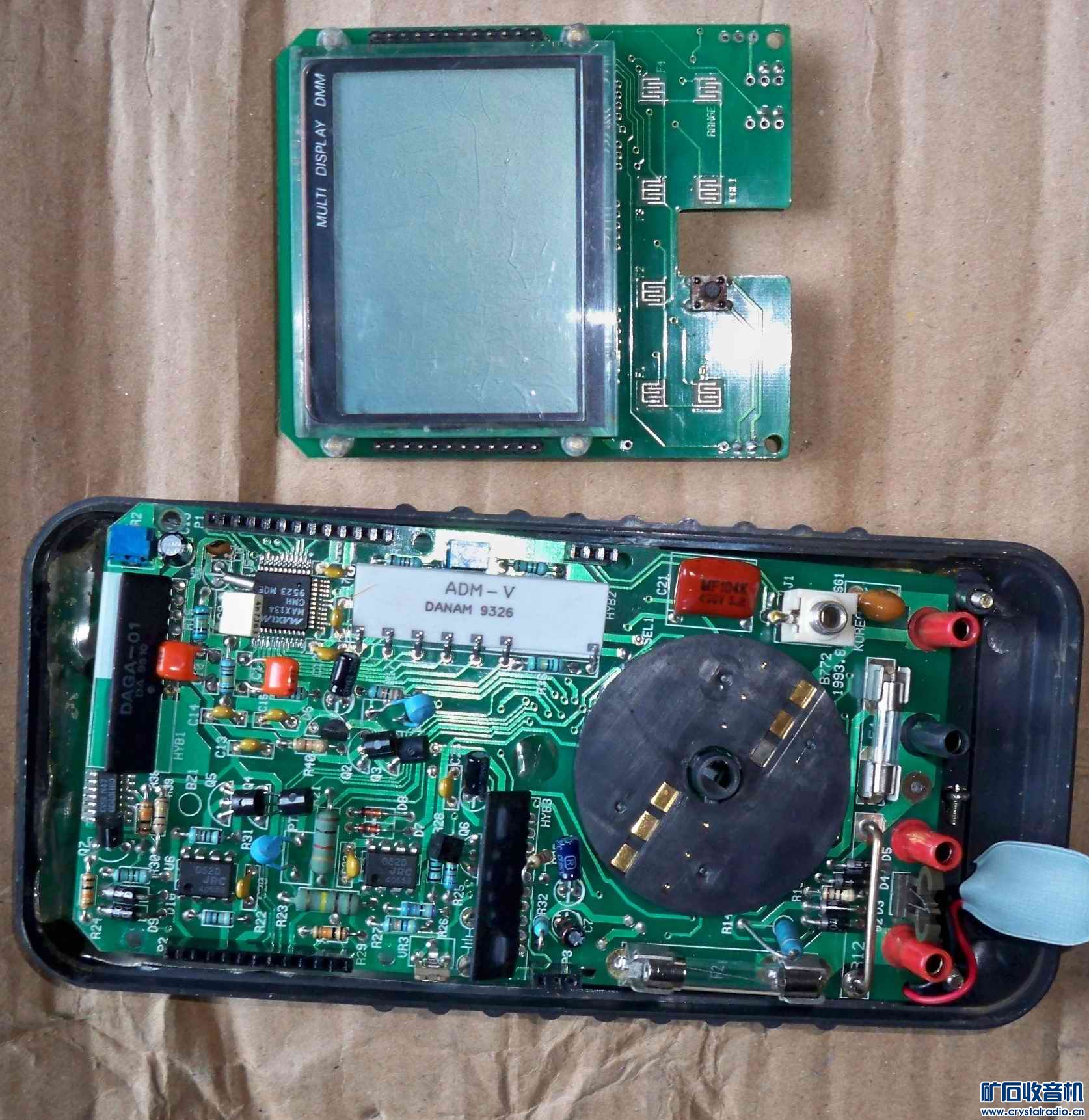 一块93年8月31生日的万用表拆解 - 〓仪表工具