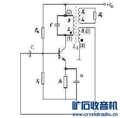 关于变压器反馈振荡器的自激振荡的相位平衡条