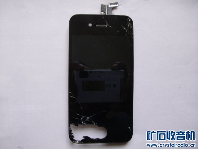 4代苹果原装显示屏破屏 有人要吗 - 〓器材友情