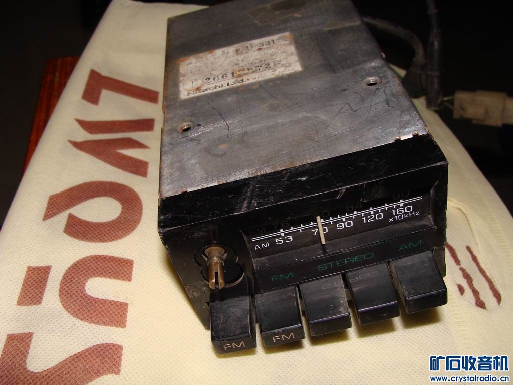 一个不常见的日本汽车收音头,怎么改频率? - 〓