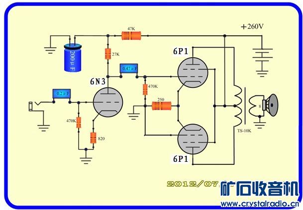 菜鸟求教简易胆功放问题。 - 〓电子管技术区〓