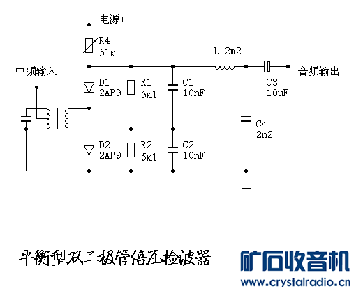 平衡型双二极管检波器 - 〓晶体管与集成〓 - 矿