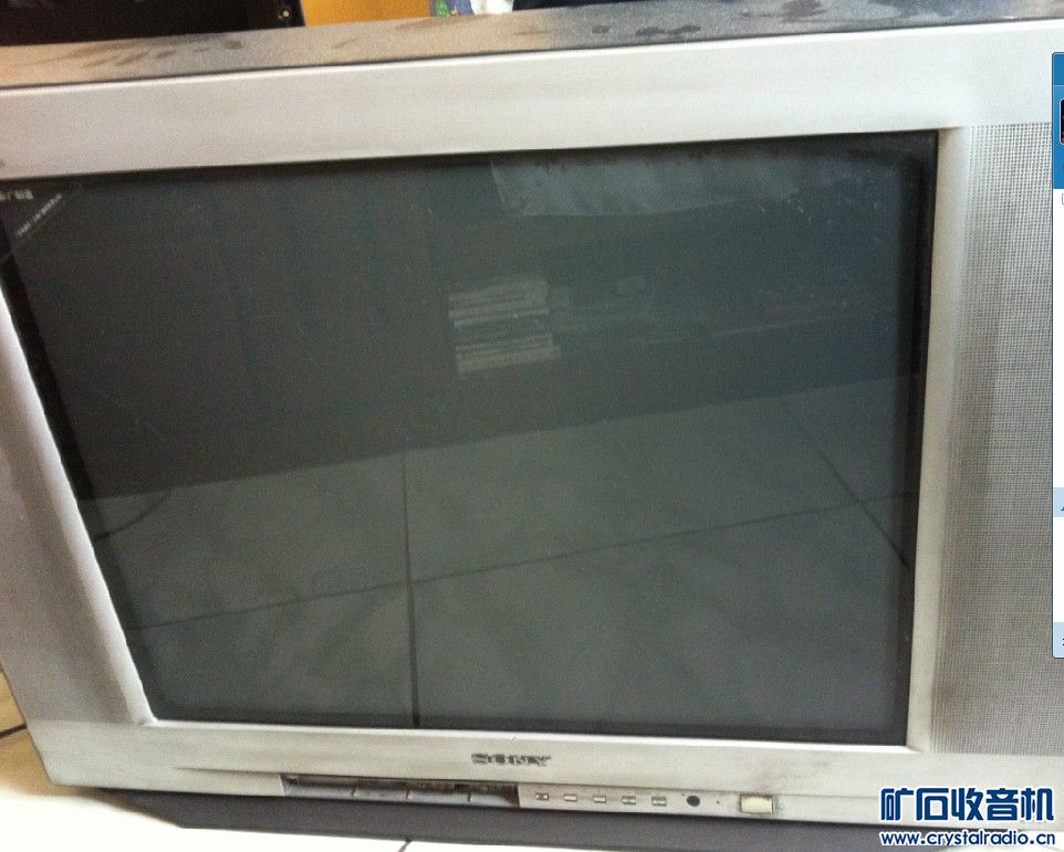索尼KV-LS29T80电视开机无图像无声音,只是哒