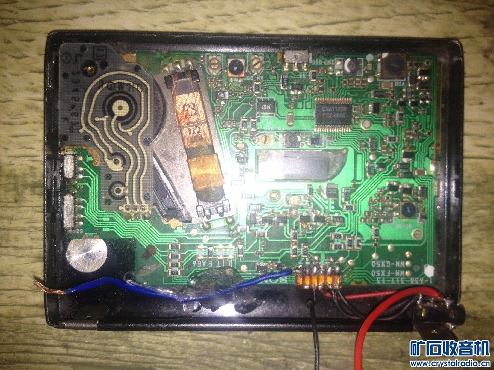 拼装的一个收音机 分离度灵敏度超高 - 〓晶体