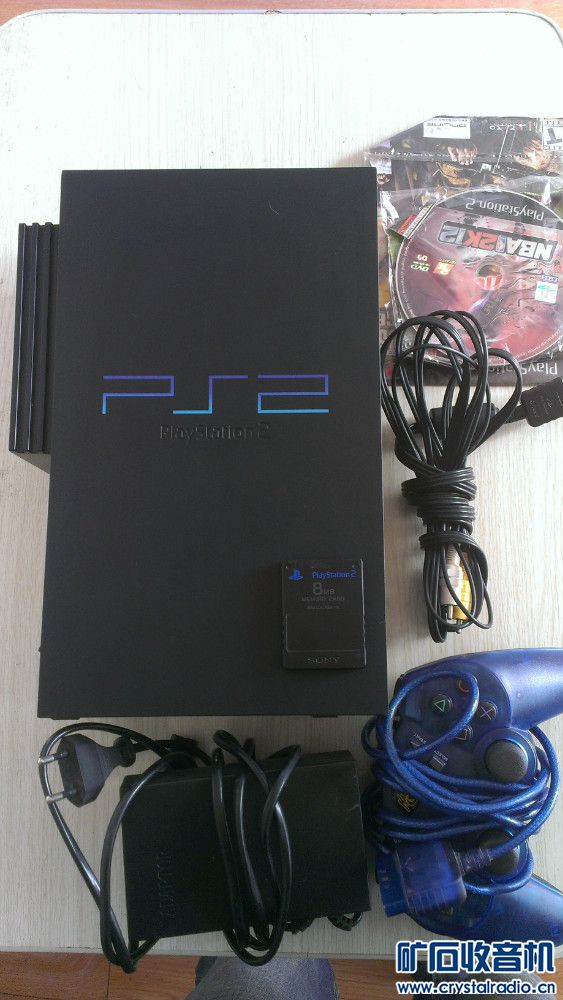 经典SONY PS2 SCPH-30001型硬盘加光盘游