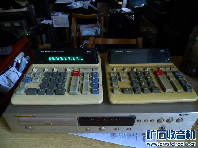 老夏普计算器 - 〓器材友情交换〓 - 矿石收音机
