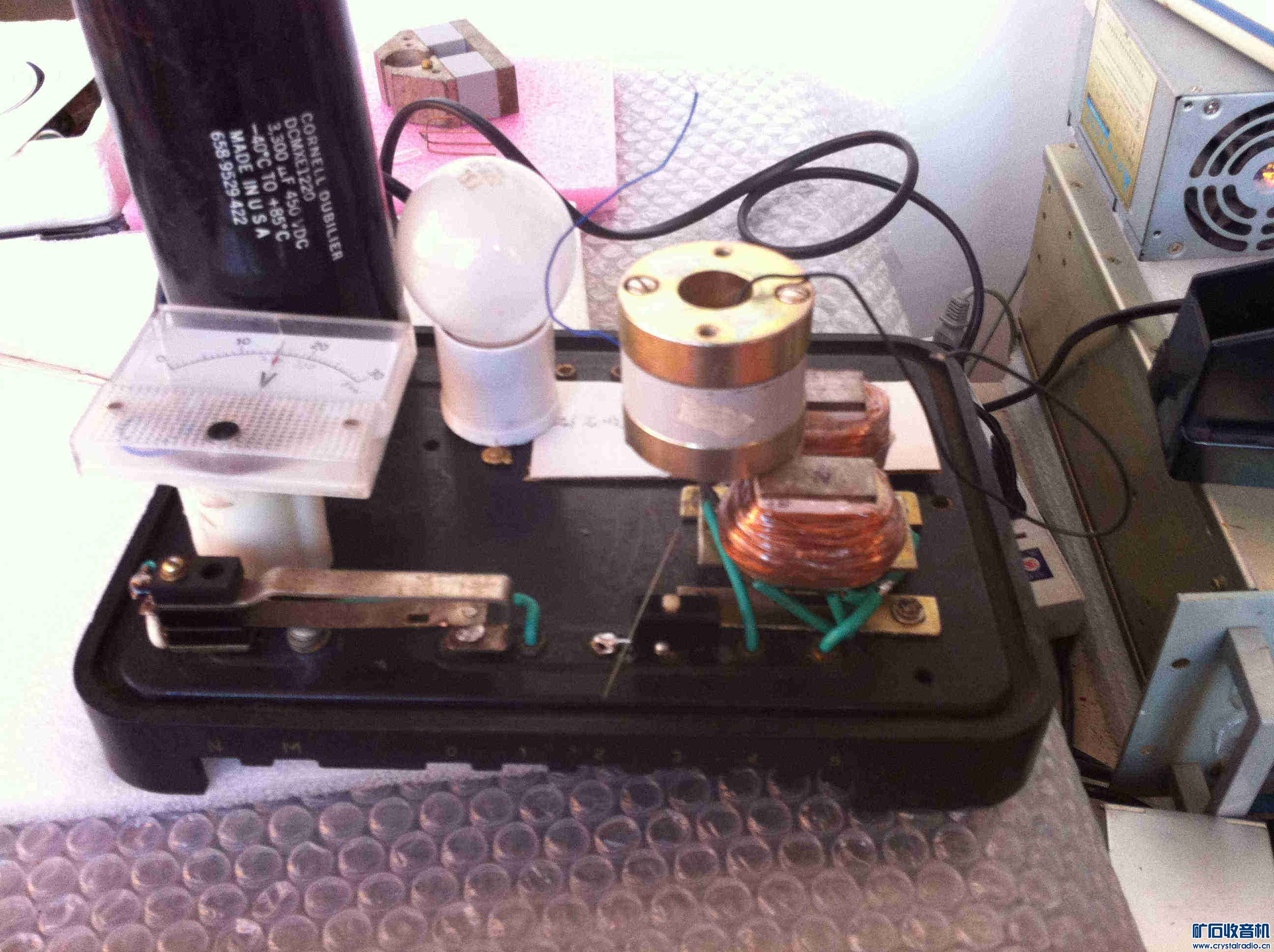 不拆动圈给mf35万用表表头磁钢充磁 - 〓仪表工