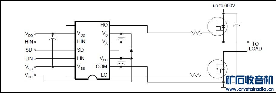 IR2113 Mosfet driver sch1