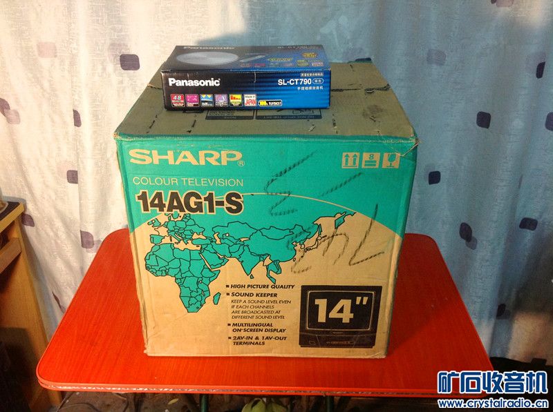 夏普电视机和松下CD机 - 〓古董收藏展示〓 - 