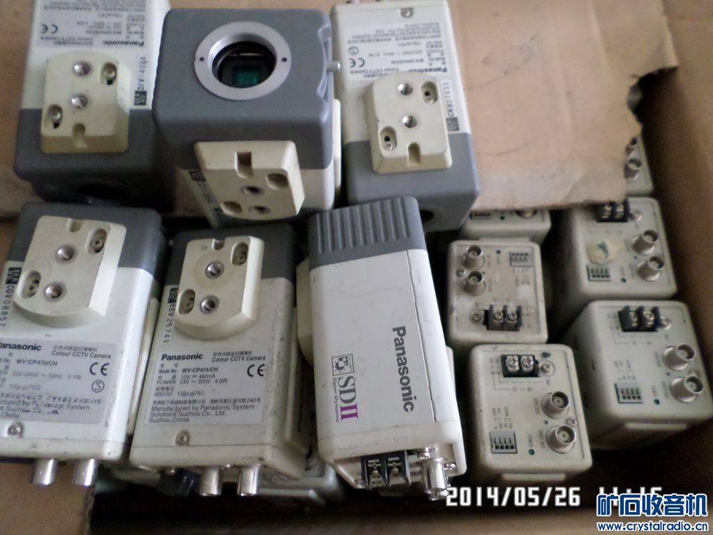 北京建行监控系统升级更换下来的松下WV-CP