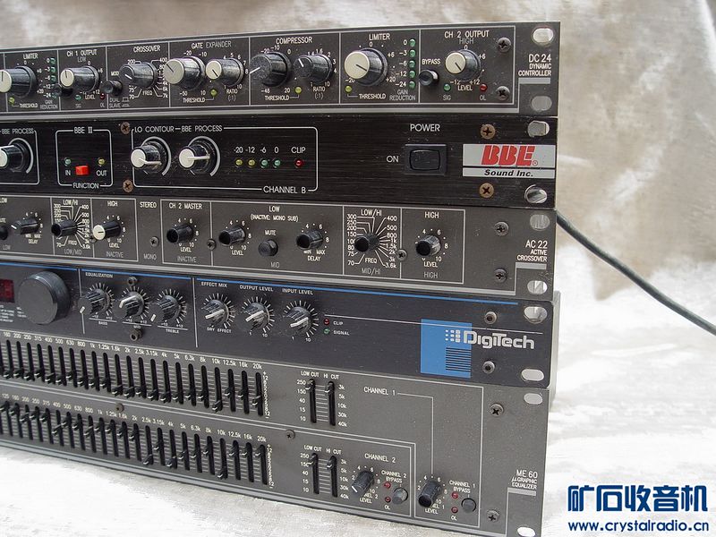 RANE 双30段均衡器,DSP16效果器,BBE激励器