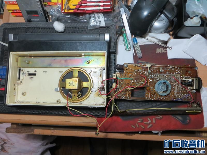 对熊猫B 802-1半导体收音机不能收音的修理 -