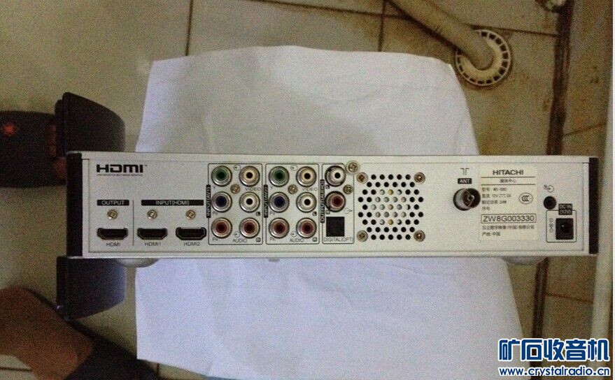 我发个日立电视机处理音频和视频的盒子奥卡索