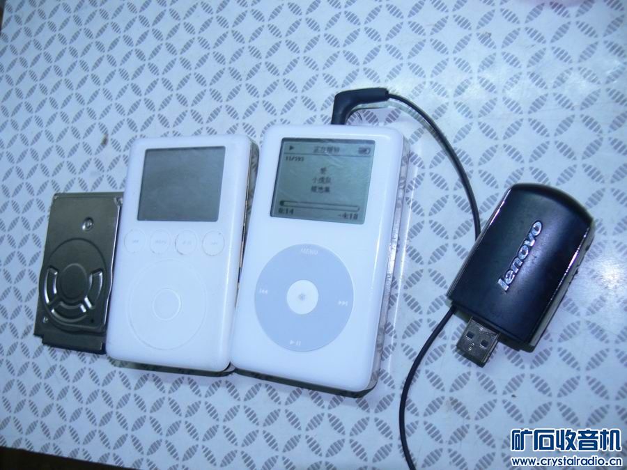 苹果IPOD硬盘MP3 一个好的一个坏的 森海赛尔