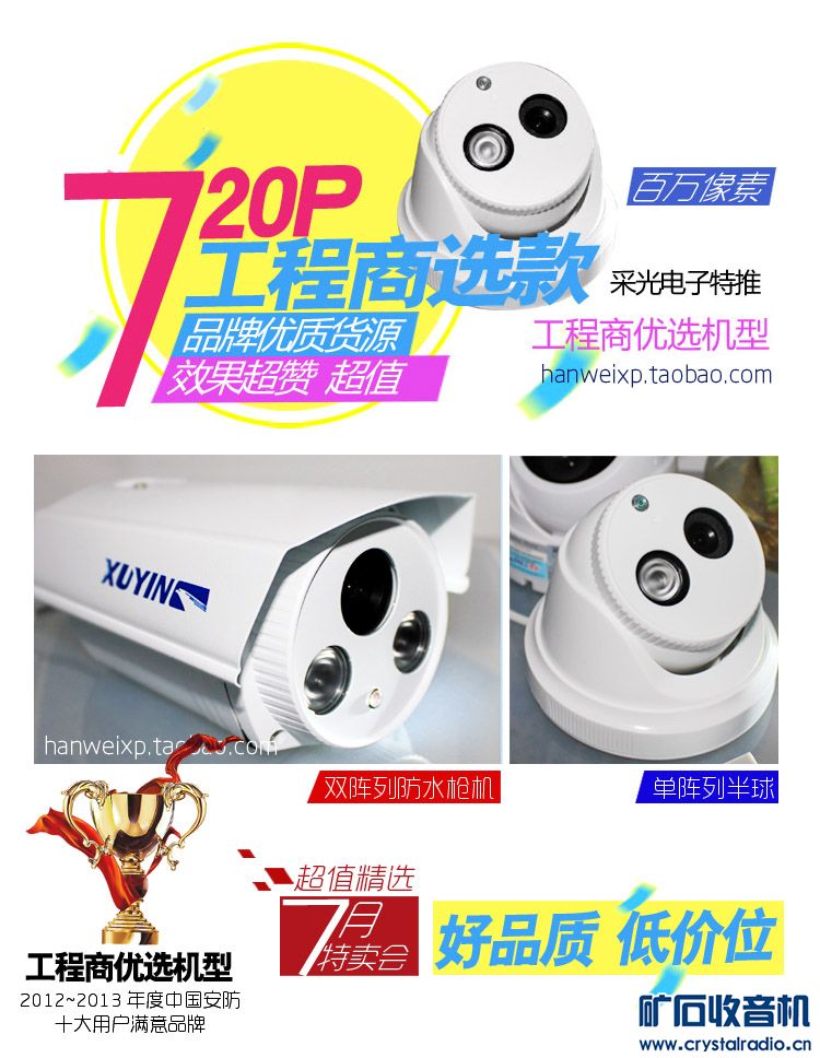 品牌模拟摄像头 数字高清晰摄像头 现货继续出