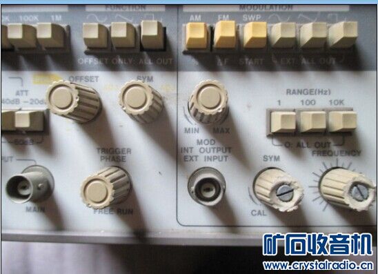 函数信号发生器,空间测量器,环形变压器,旋钮,耳