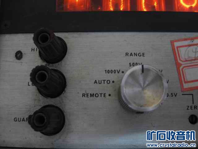 进口老辉光数码管电压表一台