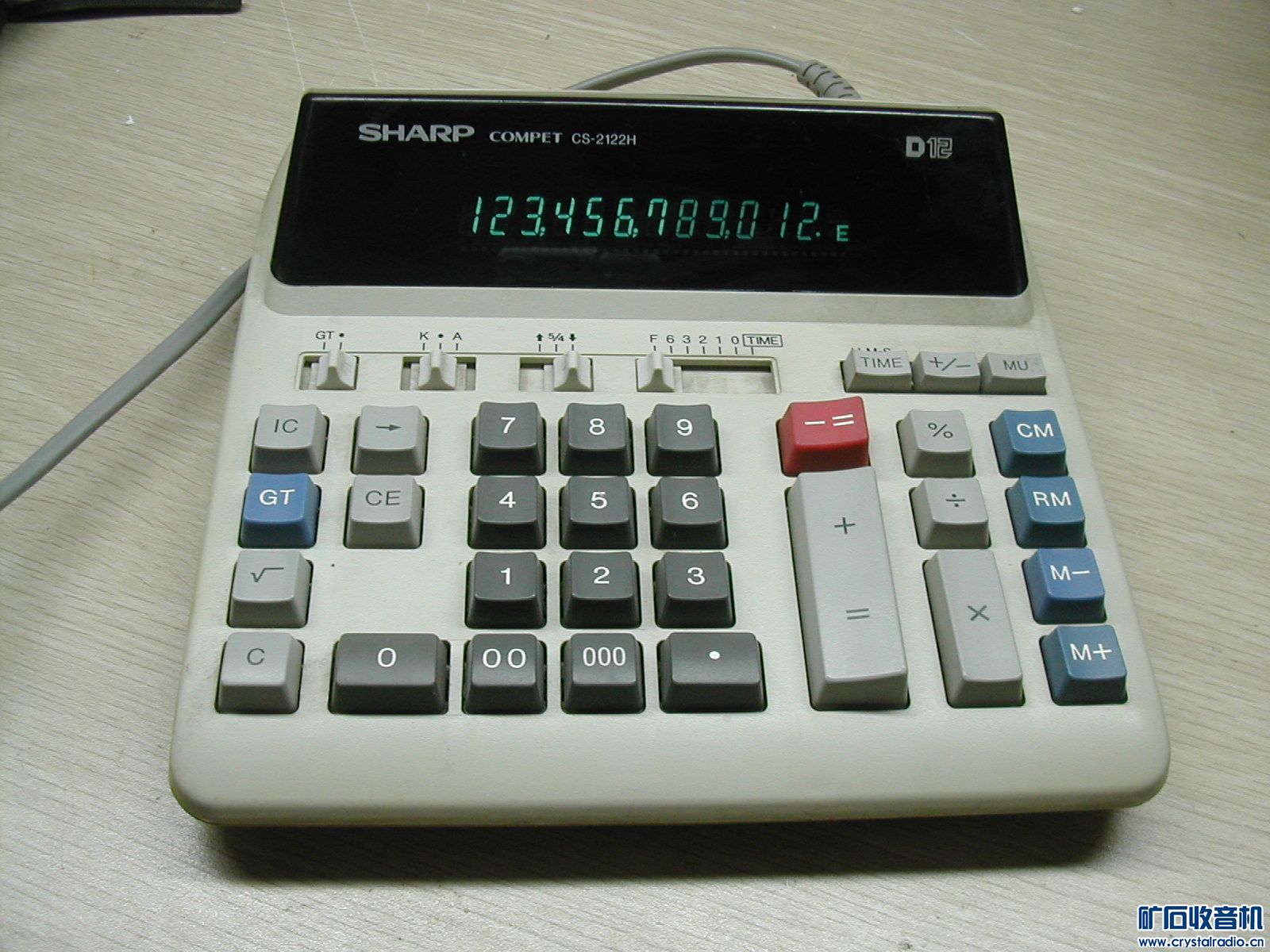 二台显微镜,夏普cs-2122h计算器 - 〓器材友情