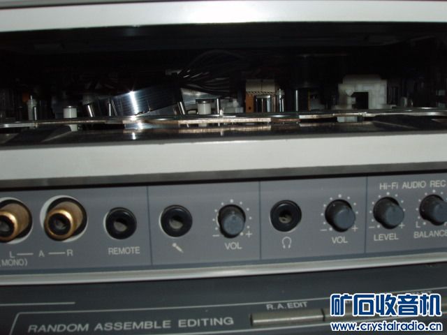 原装JVC hifi 磁带录像机 液晶屏广告机,带sd卡