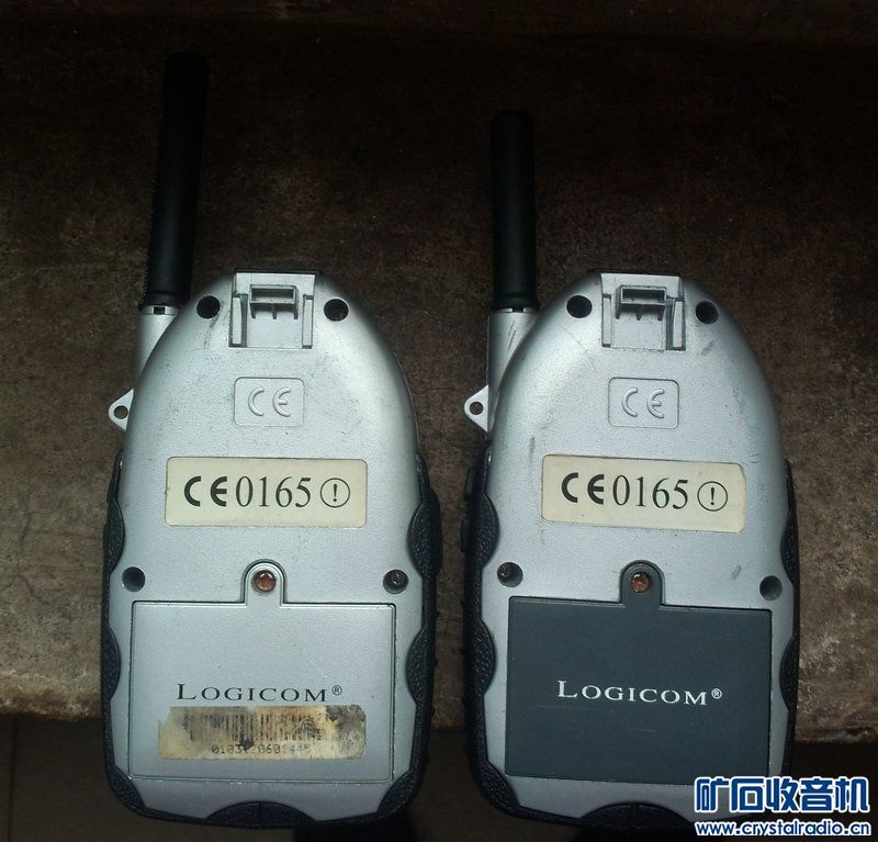 出一对法国 LOGICOM spider 500 蜘蛛侠对讲机