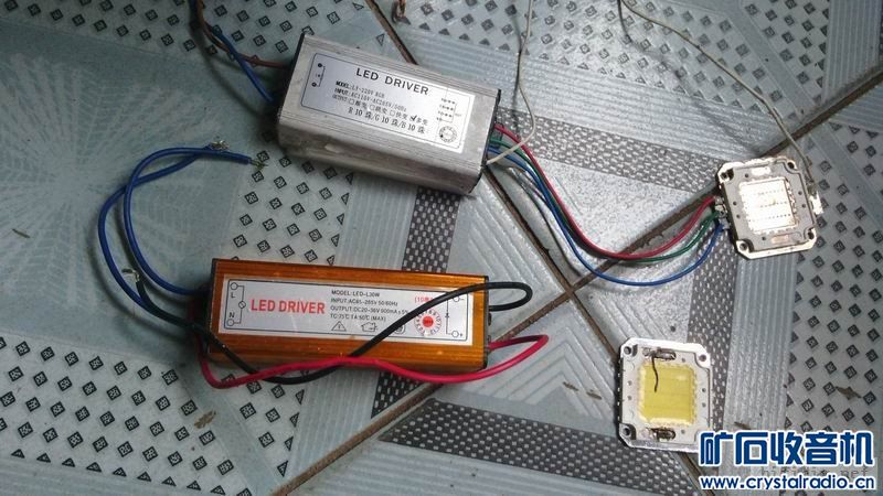 60元包快2个30W LED灯珠带电源驱动(1个正白