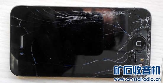 摔烂屏幕的苹果4手机 - 〓器材友情交换〓 - 矿