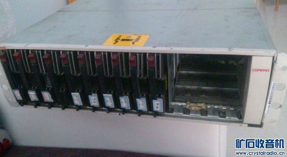 出个硬盘阵列柜,COMPAQ的SCSI硬阵列柜,内