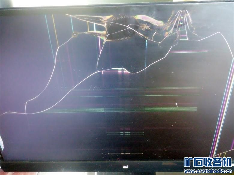 出碎内屏的优派VX2370S-LED 23寸IPS硬屏 液