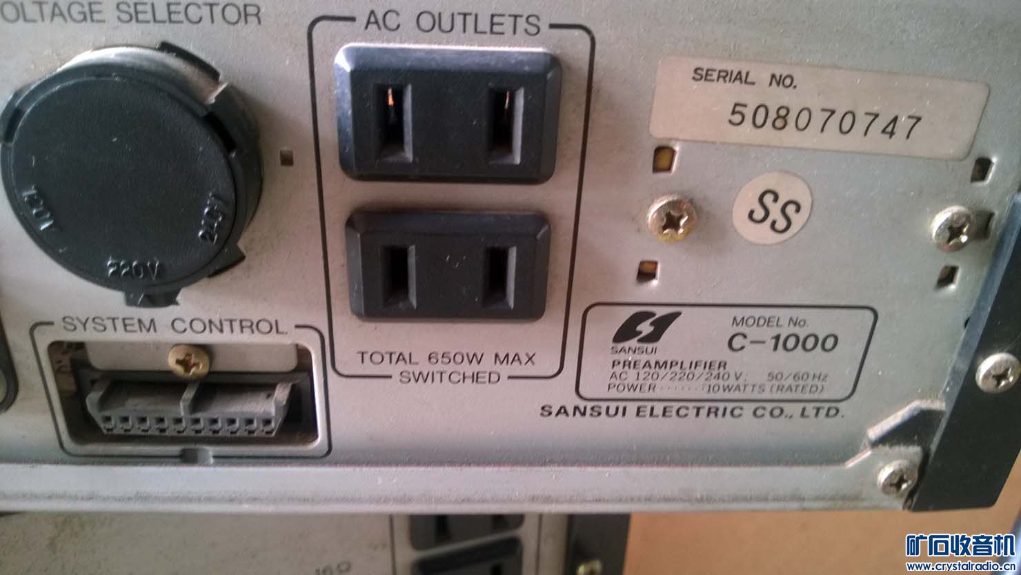 日本山水C1000前级和b1000纯音乐后级 - 〓器