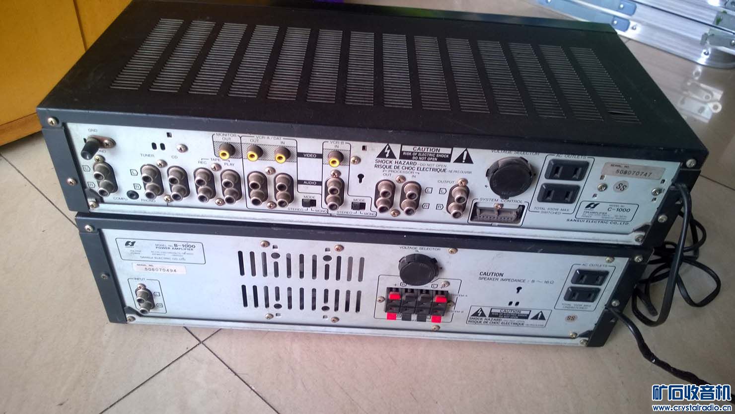 日本山水C1000前级和b1000纯音乐后级 - 〓器