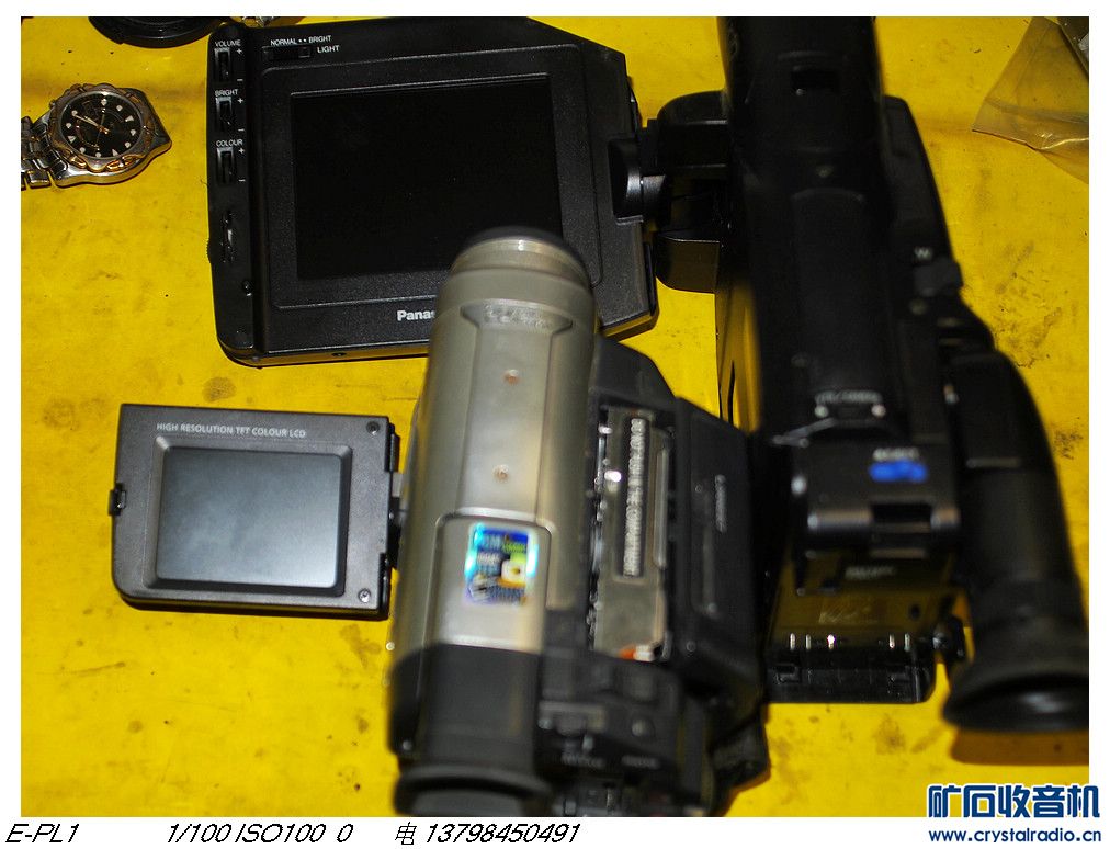 三星DV图像清晰,和一个不开机的松下摄像机1