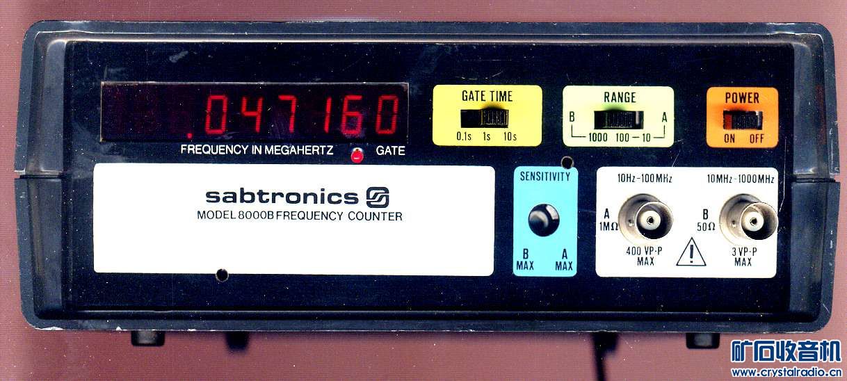 不知是瑞士还是瑞典的频率计 - 〓新人交换专区