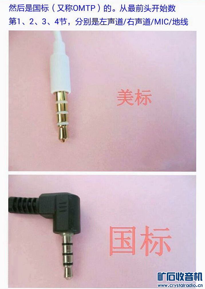 国标和美标耳机的差别 - 〓生活聊天板块〓 - 矿