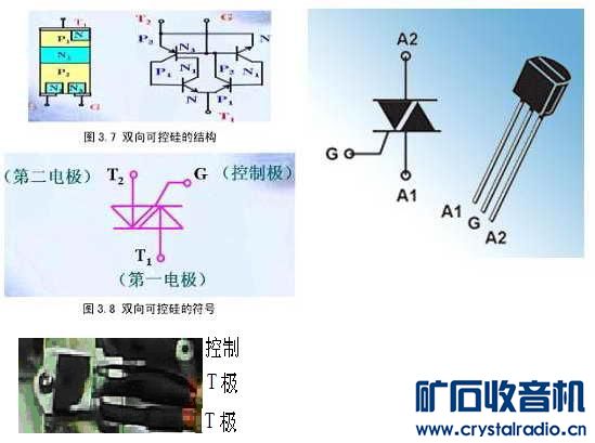 双向可控硅,是否都是左起第一引脚为主电极T1