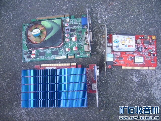 两个显卡一个电视卡一个sony随身CD - 〓器材