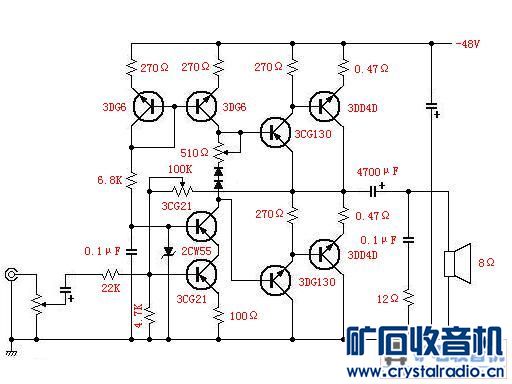 DIY6晶体管分立元件OTL功放 - 〓晶体管与集成