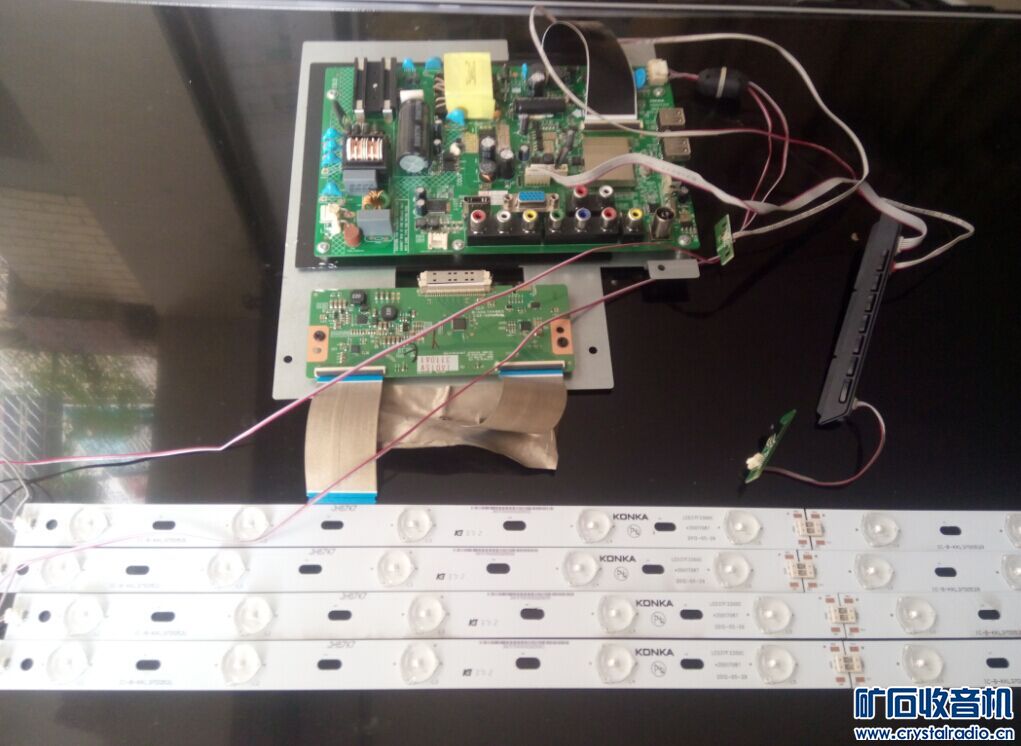 出爆屏康佳液晶电视LED37F3300E主板,逻辑板