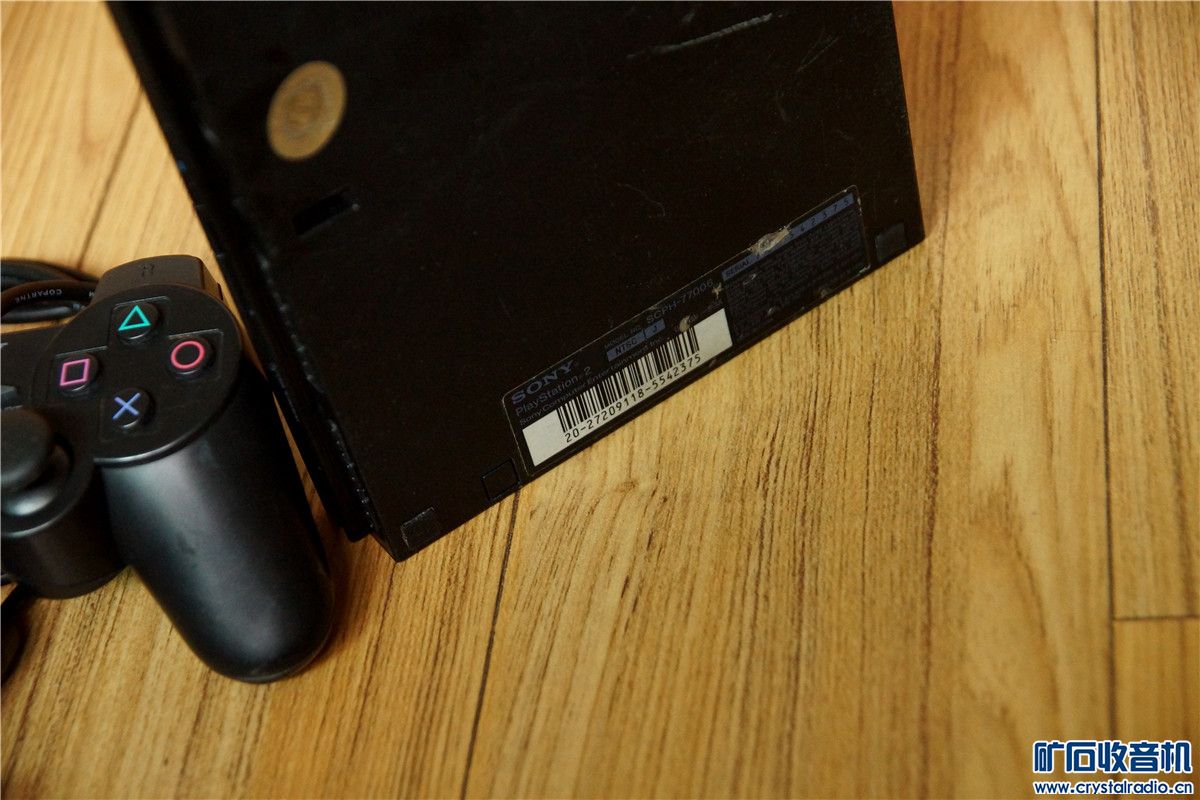 ps2薄机 77006 正版机单机一台,美版ps2厚机