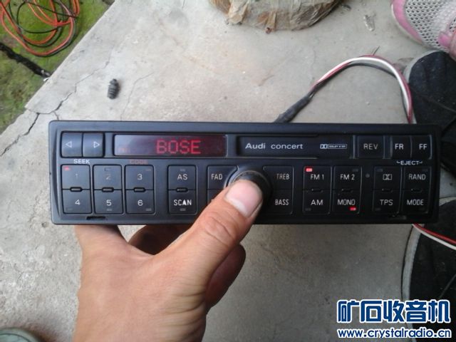 80元出奥迪a6卡带机 开机BOSE 小日本生产 -
