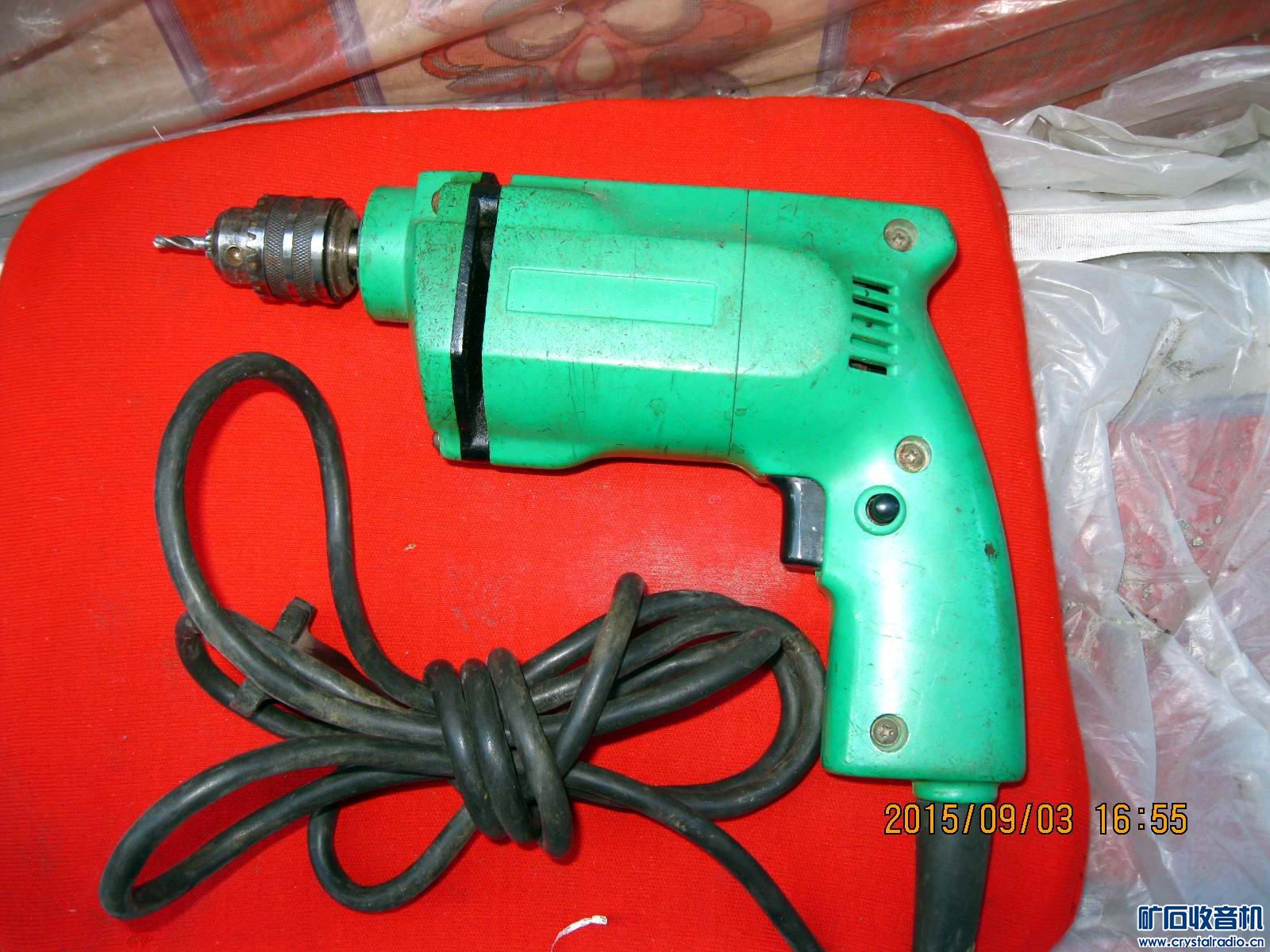 收藏用1968年呼和浩特老电钻一把,上海日立(龙