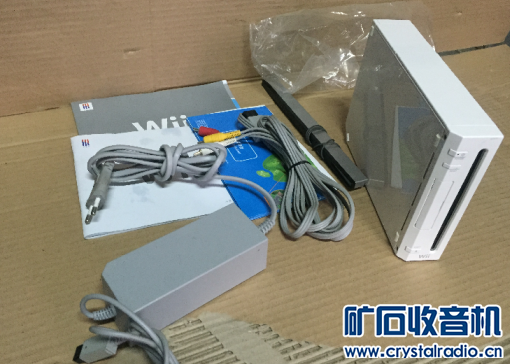 出任天堂wii游戏机;主机+电源+数据线 - 〓器材