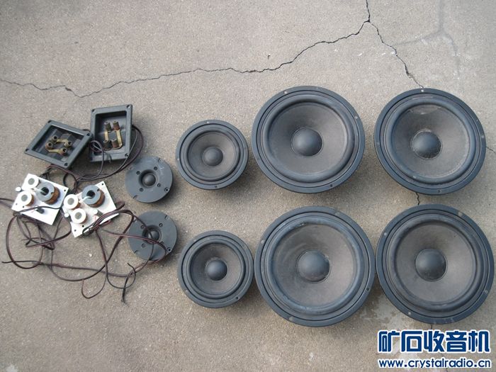 YD166-24喇叭 成对大音响拆的成对喇叭oppo手