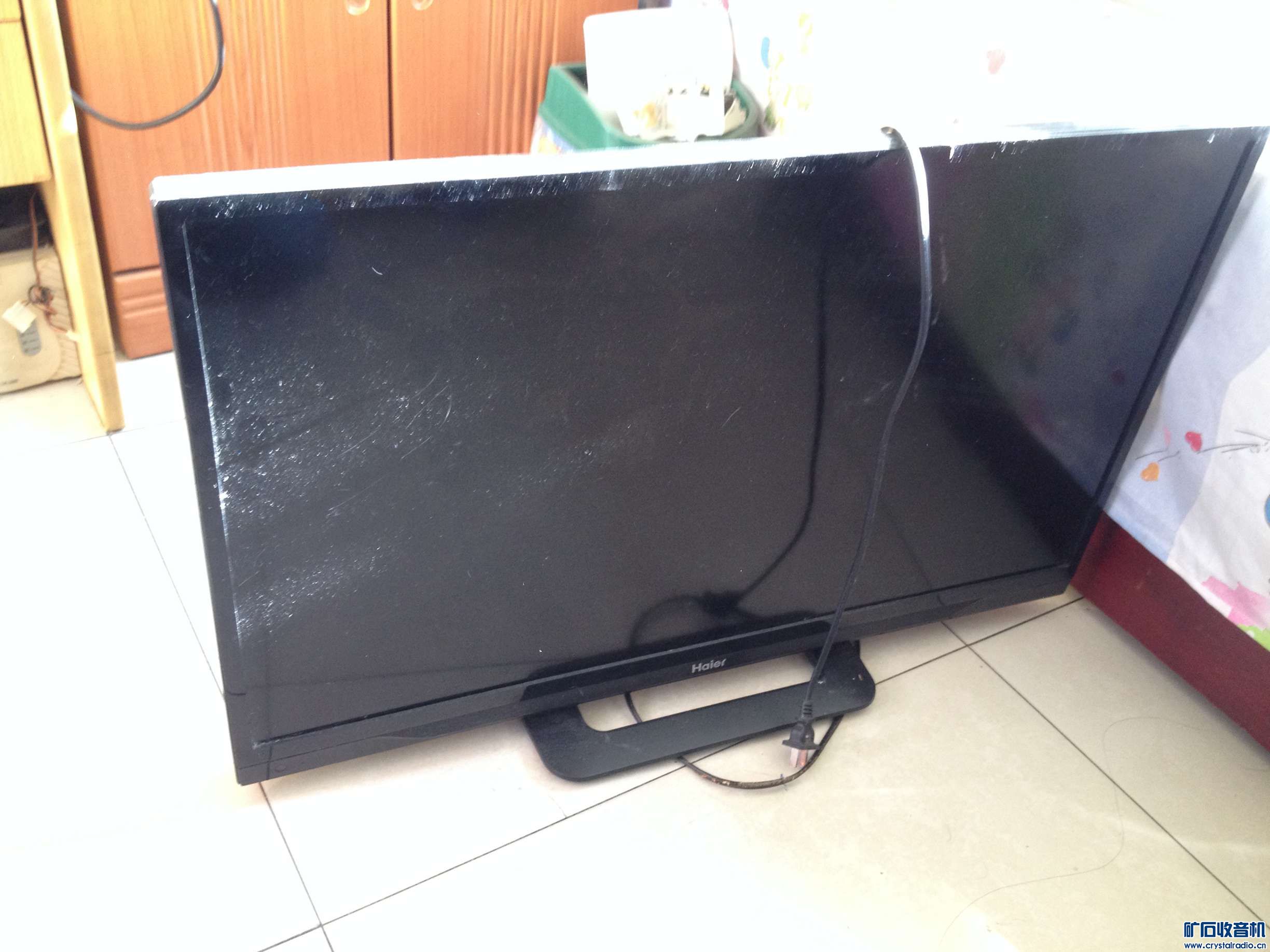 碎屏 32寸 Haier 网络LED液晶电视机 配件机 需
