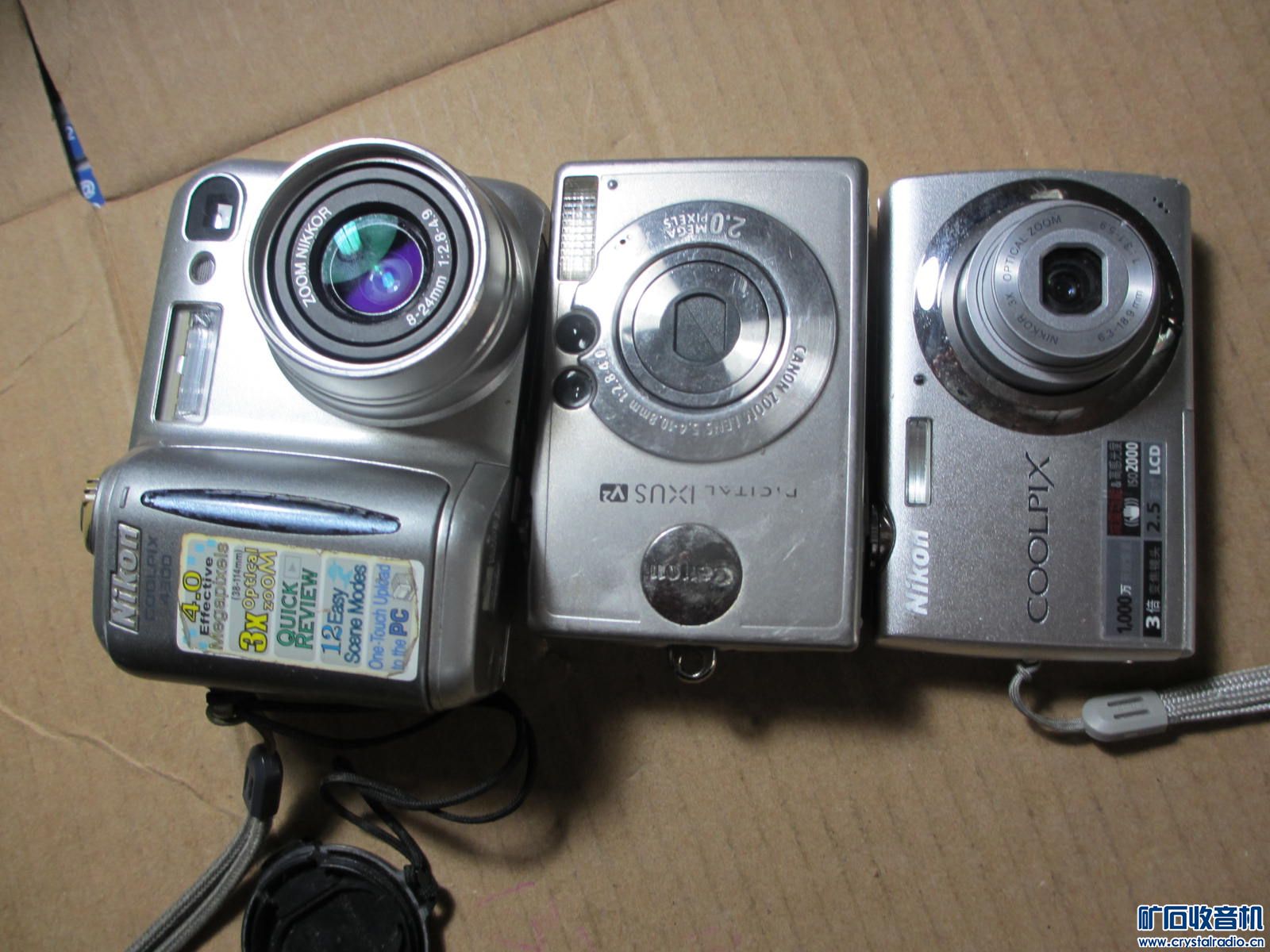 NIKON COOLPIX 4300 S220 佳能IXUS V2 三台