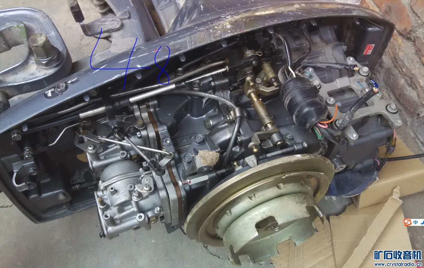 配件价低价转让船外机 雅马哈40匹 48匹 二冲程