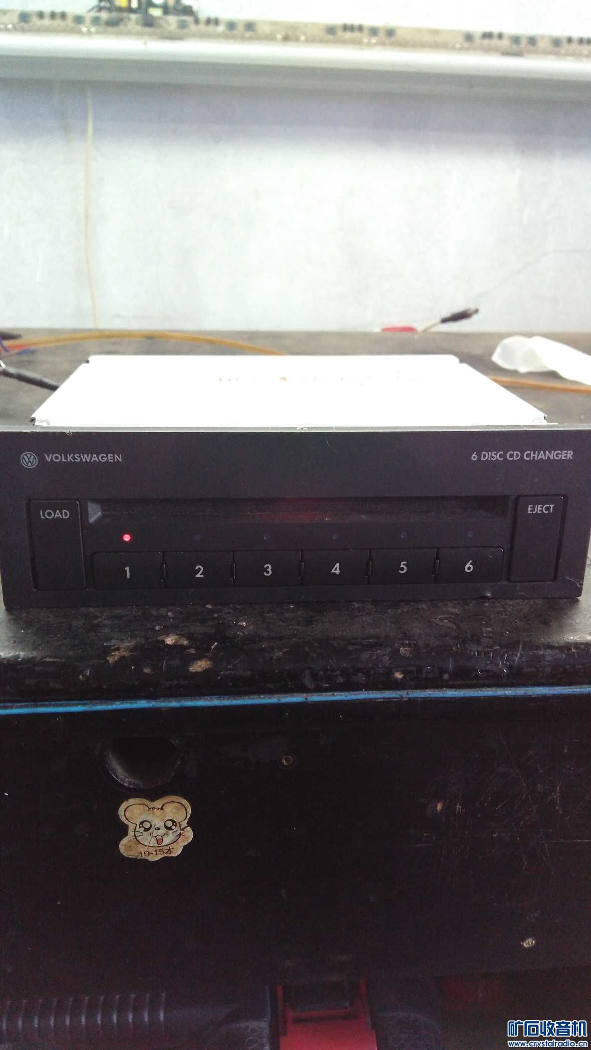 大众帕萨特B5 索尼前置6碟碟箱 碟盒 故障机 -