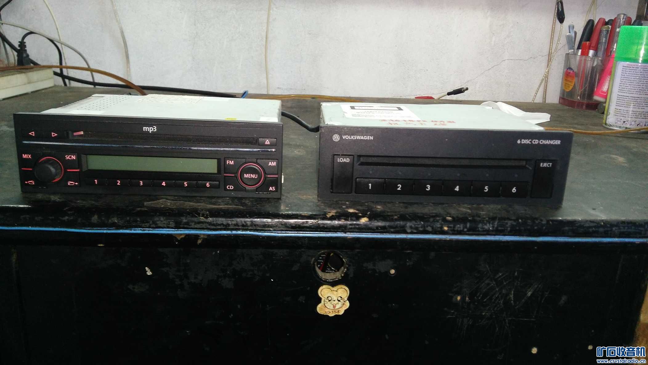 大众帕萨特B5 索尼前置6碟碟箱 碟盒 故障机 -