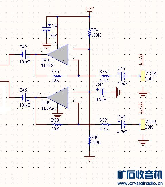 如何把这个运放的双电源供电改为单电源供电?